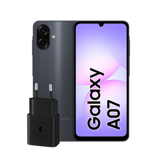 سامسونگ Galaxy A07 | حافظه 128 گیگ رم 4 | اکبند (فقط آنباکس شده) | مشکی | همراه شارژر