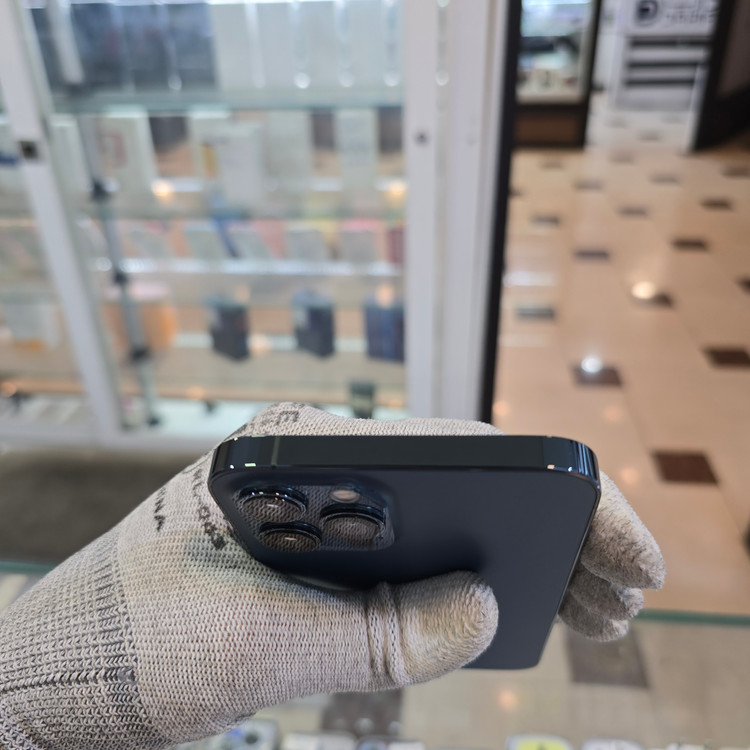 گوشی موبایل اپل آیفون 12 پرو مکس 256 گیگ ZAA دو سیمکارت | آبی تیره | کارکرده | باتری 73٪ | باز نشده | بدنه تمیز