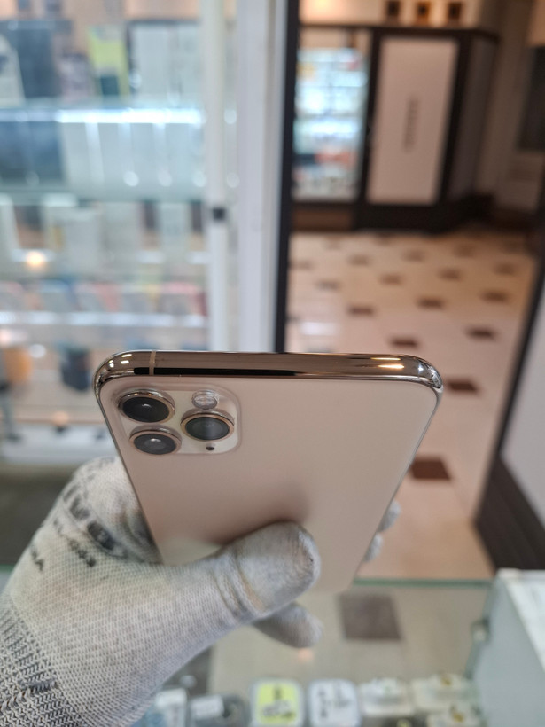 گوشی موبایل اپل آیفون 11 پرو مکس 256 گیگ ZAA دو سیمکارت | سلامت باتری 71% | رنگ گلد کارکرده