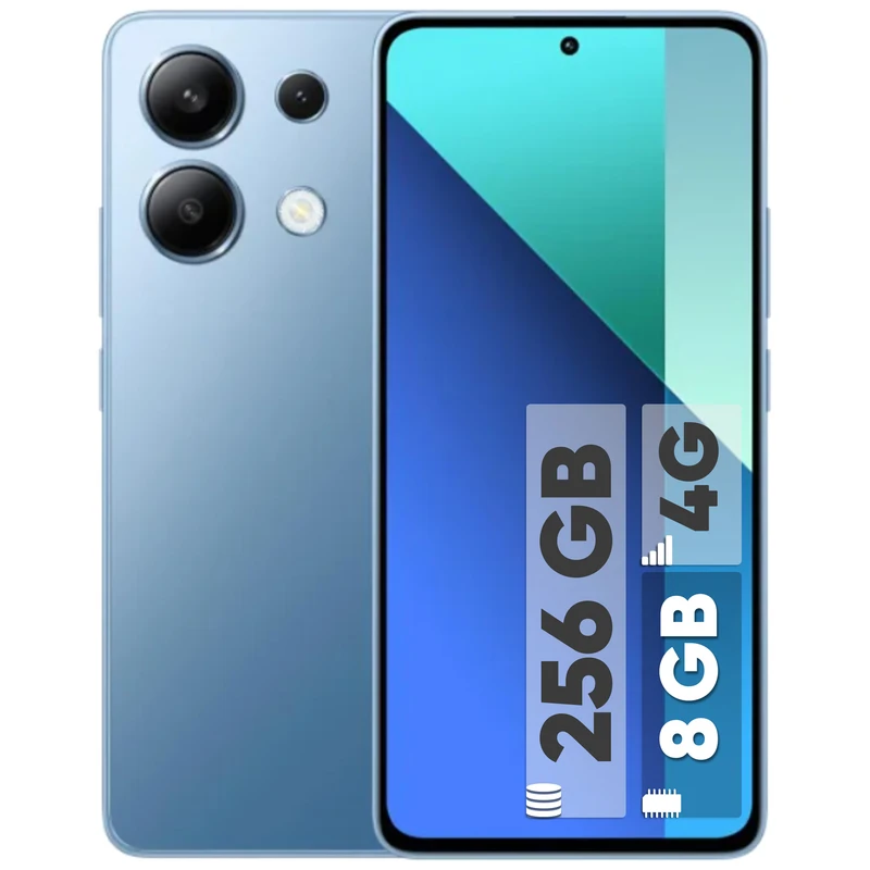 گوشی موبایل شیاومی نوت ۱۳ 4G  کارکرده حافظه ۲۵۶ گیگ رم ۸ گیگ